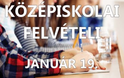 Középiskolai felvételi 2019