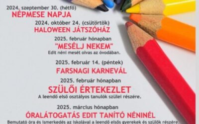 Iskolába hívogató 2024 és 2025-ös programok